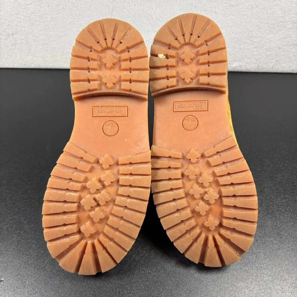 Timberland Grade-School Premium 6-Inch Waterproof Boots Boys Size 3 Wheat Brown